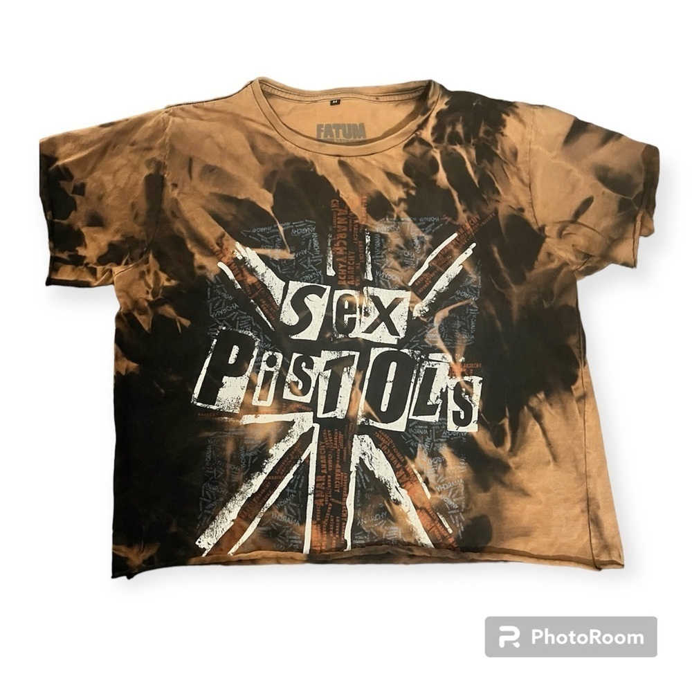 Sex Pistols tie die crop top​​​​​ - Picture 2 of 5